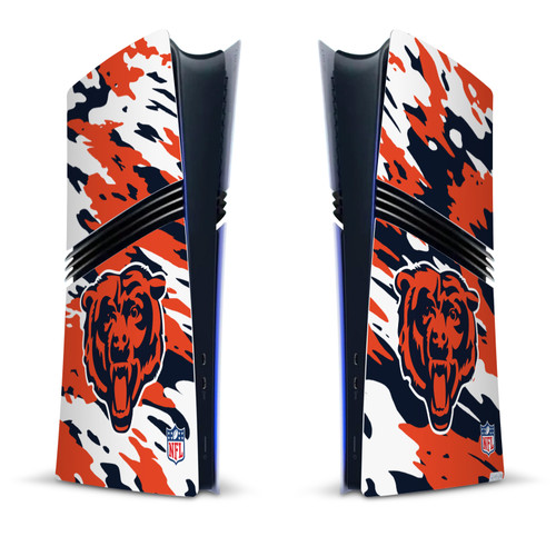 NFL Chicago Bears Camou Vinyl Sticker Skin Decal Cover for Sony PS5 Pro Digital Edition Console