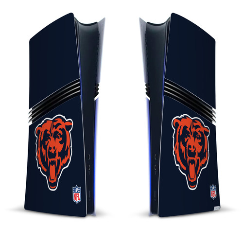 NFL Chicago Bears Plain Vinyl Sticker Skin Decal Cover for Sony PS5 Pro Digital Edition Console