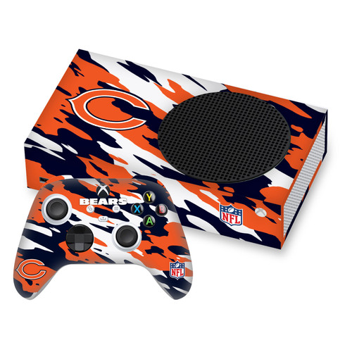 NFL Chicago Bears Camou Vinyl Sticker Skin Decal Cover for Microsoft Series S Console & Controller