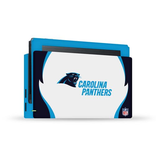 NFL Carolina Panthers Side Details Vinyl Sticker Skin Decal Cover for Nintendo Switch Console & Dock