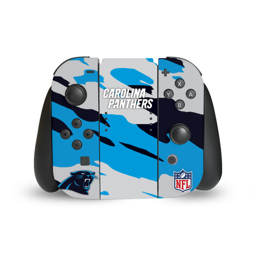 NFL Carolina Panthers Camou Vinyl Sticker Skin Decal Cover for Nintendo Switch Joy Controller