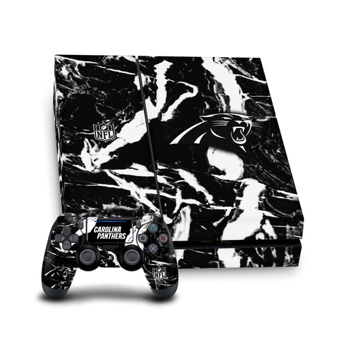 NFL Carolina Panthers Marble Vinyl Sticker Skin Decal Cover for Sony PS4 Console & Controller