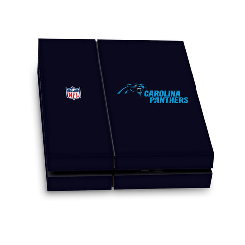 NFL Carolina Panthers Plain Vinyl Sticker Skin Decal Cover for Sony PS4 Console