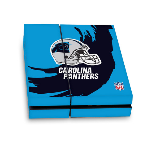NFL Carolina Panthers Sweep Stroke Vinyl Sticker Skin Decal Cover for Sony PS4 Console