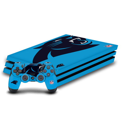 NFL Carolina Panthers Oversize Vinyl Sticker Skin Decal Cover for Sony PS4 Pro Bundle