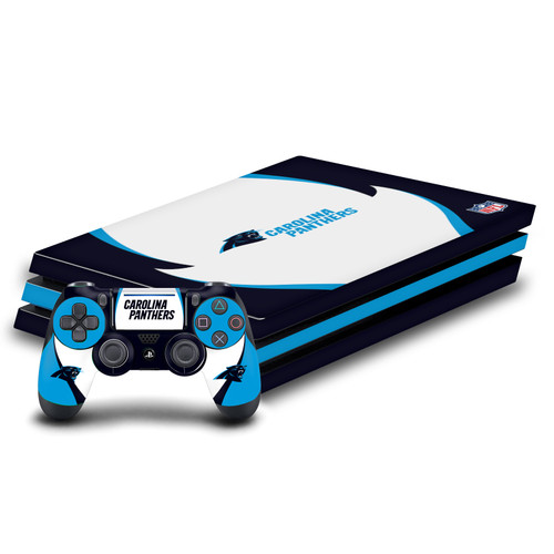 NFL Carolina Panthers Side Details Vinyl Sticker Skin Decal Cover for Sony PS4 Pro Bundle