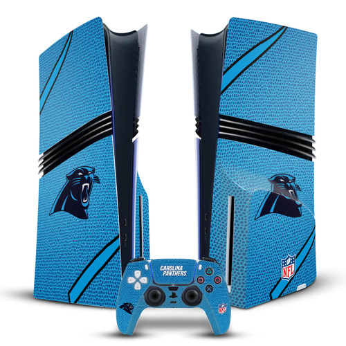 NFL Carolina Panthers Logo Art Vinyl Sticker Skin Decal Cover for Sony PS5 Pro Disc Edition Bundle