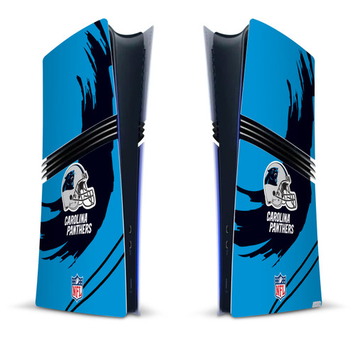 NFL Carolina Panthers Sweep Stroke Vinyl Sticker Skin Decal Cover for Sony PS5 Pro Digital Edition Console