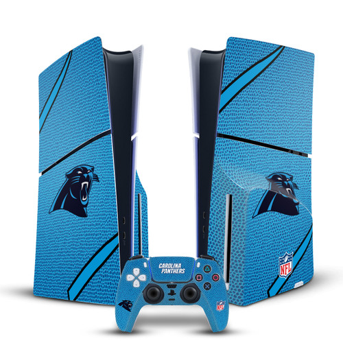 NFL Carolina Panthers Logo Art Vinyl Sticker Skin Decal Cover for Sony PS5 Slim Disc Edition Bundle