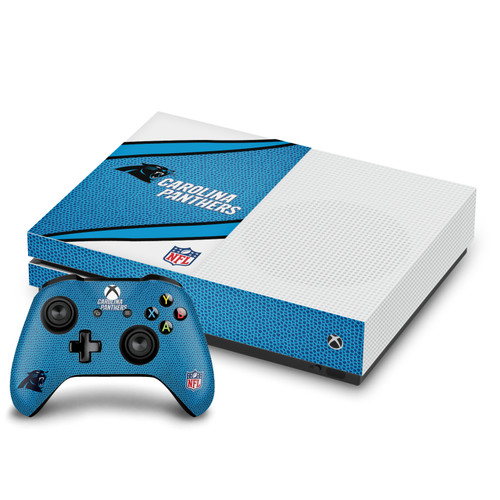NFL Carolina Panthers Logo Art Vinyl Sticker Skin Decal Cover for Microsoft One S Console & Controller