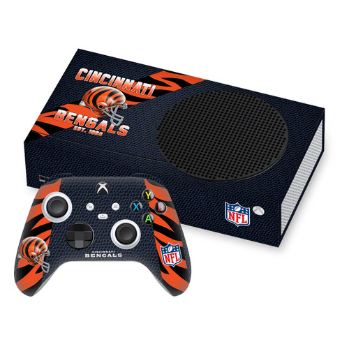NFL Team 1 Cincinnati Bengals Vinyl Sticker Skin Decal Cover for Microsoft Series S Console & Controller