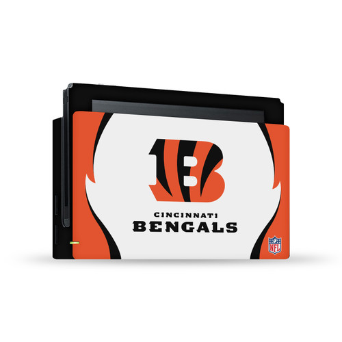 NFL Cincinnati Bengals Side Details Vinyl Sticker Skin Decal Cover for Nintendo Switch Console & Dock