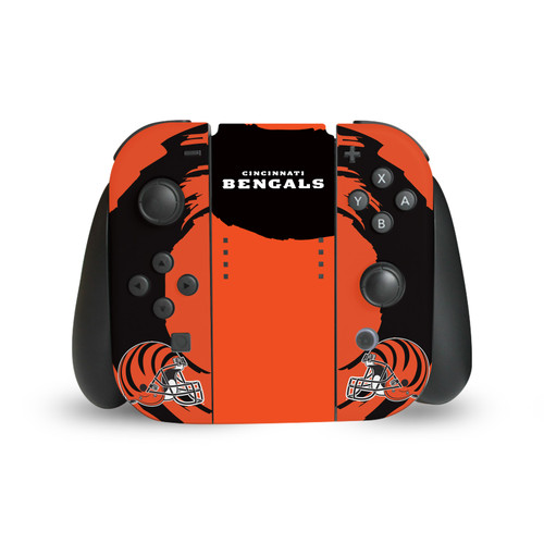 NFL Cincinnati Bengals Sweep Stroke Vinyl Sticker Skin Decal Cover for Nintendo Switch Joy Controller