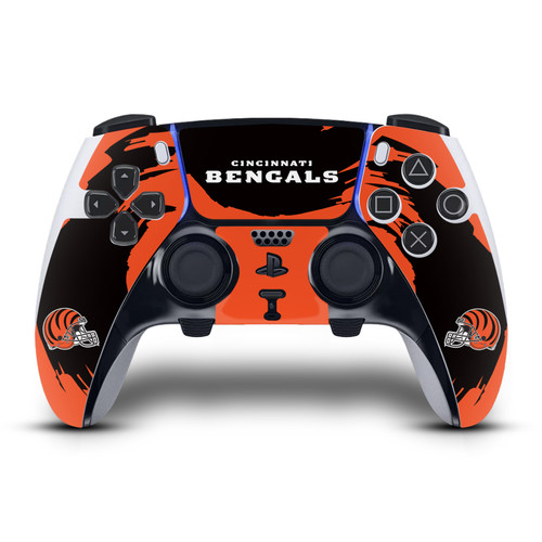 NFL Cincinnati Bengals Sweep Stroke Vinyl Sticker Skin Decal Cover for Sony PS5 DualSense Edge Controller
