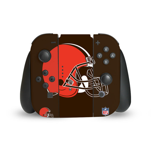 NFL Cleveland Browns Oversize Vinyl Sticker Skin Decal Cover for Nintendo Switch Joy Controller