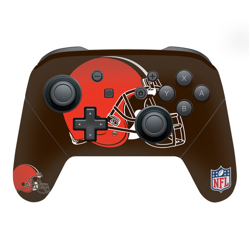 NFL Cleveland Browns Oversize Vinyl Sticker Skin Decal Cover for Nintendo Switch Pro Controller