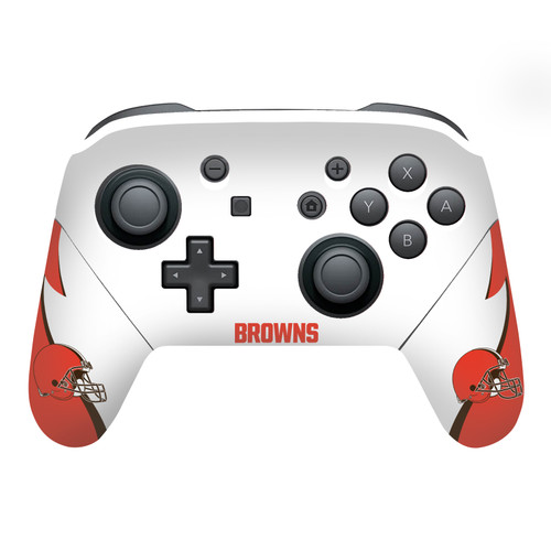 NFL Cleveland Browns Side Details Vinyl Sticker Skin Decal Cover for Nintendo Switch Pro Controller