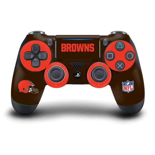 NFL Cleveland Browns Plain Vinyl Sticker Skin Decal Cover for Sony DualShock 4 Controller