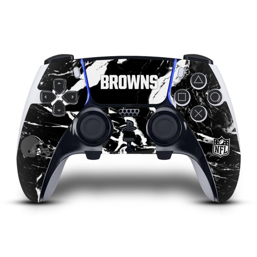NFL Cleveland Browns Marble Vinyl Sticker Skin Decal Cover for Sony PS5 DualSense Edge Controller