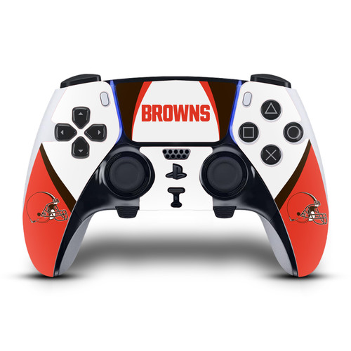 NFL Cleveland Browns Side Details Vinyl Sticker Skin Decal Cover for Sony PS5 DualSense Edge Controller