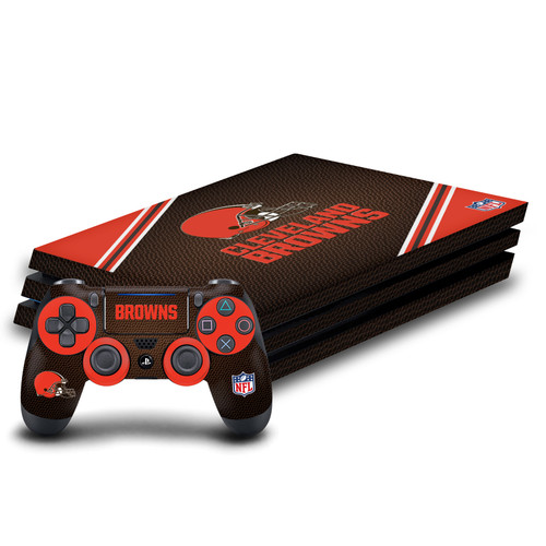 NFL Cleveland Browns Logo Art Vinyl Sticker Skin Decal Cover for Sony PS4 Pro Bundle