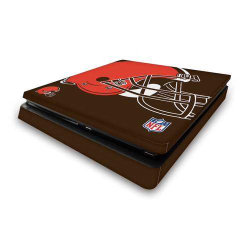 NFL Cleveland Browns Oversize Vinyl Sticker Skin Decal Cover for Sony PS4 Slim Console