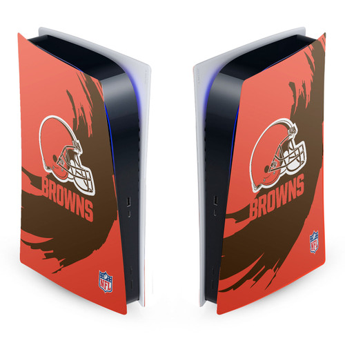 NFL Cleveland Browns Sweep Stroke Vinyl Sticker Skin Decal Cover for Sony PS5 Digital Edition Console
