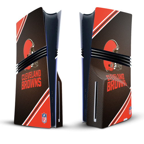 NFL Cleveland Browns Logo Art Vinyl Sticker Skin Decal Cover for Sony PS5 Pro Disc Edition Console