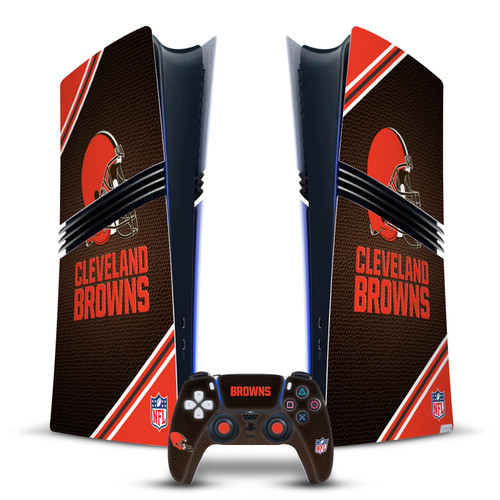 NFL Cleveland Browns Logo Art Vinyl Sticker Skin Decal Cover for Sony PS5 Pro Digital Edition Bundle