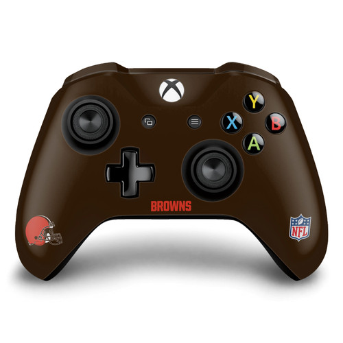 NFL Cleveland Browns Plain Vinyl Sticker Skin Decal Cover for Microsoft Xbox One S / X Controller