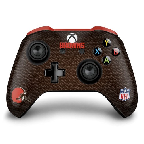 NFL Cleveland Browns Logo Art Vinyl Sticker Skin Decal Cover for Microsoft Xbox One S / X Controller