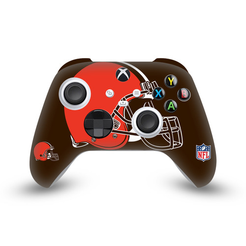 NFL Cleveland Browns Oversize Vinyl Sticker Skin Decal Cover for Microsoft Xbox Series X / Series S Controller