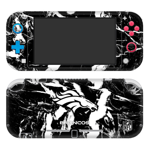 NFL Denver Broncos Marble Vinyl Sticker Skin Decal Cover for Nintendo Switch Lite