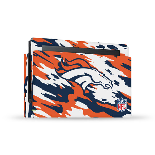 NFL Denver Broncos Camou Vinyl Sticker Skin Decal Cover for Nintendo Switch Console & Dock