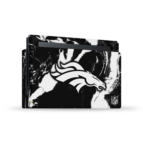 NFL Denver Broncos Marble Vinyl Sticker Skin Decal Cover for Nintendo Switch Console & Dock