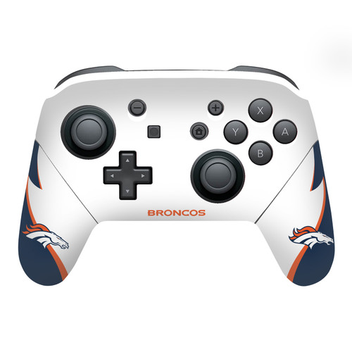 NFL Denver Broncos Side Details Vinyl Sticker Skin Decal Cover for Nintendo Switch Pro Controller
