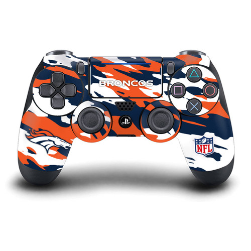 NFL Denver Broncos Camou Vinyl Sticker Skin Decal Cover for Sony DualShock 4 Controller
