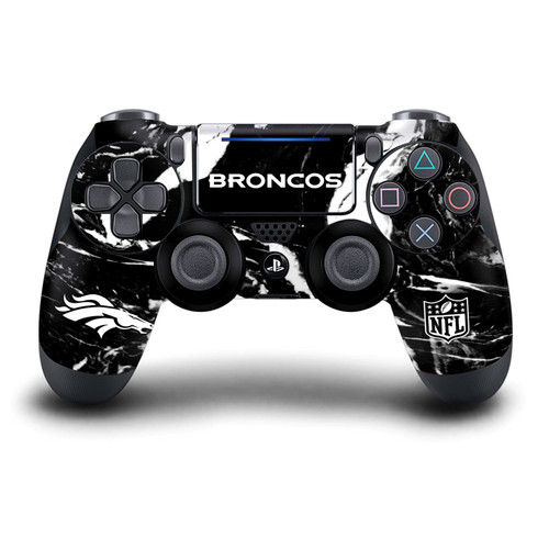 NFL Denver Broncos Marble Vinyl Sticker Skin Decal Cover for Sony DualShock 4 Controller