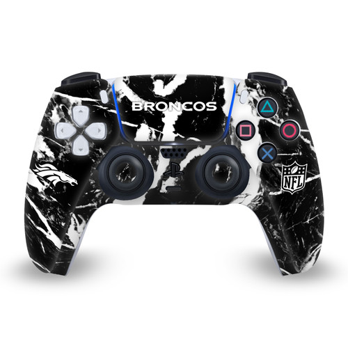 NFL Denver Broncos Marble Vinyl Sticker Skin Decal Cover for Sony PS5 Sony DualSense Controller