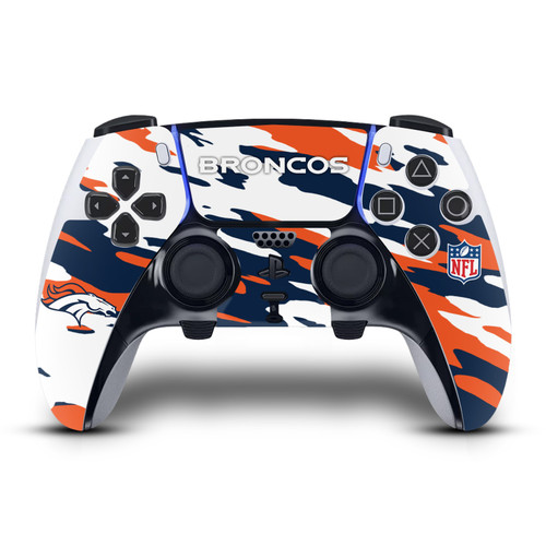 NFL Denver Broncos Camou Vinyl Sticker Skin Decal Cover for Sony PS5 DualSense Edge Controller