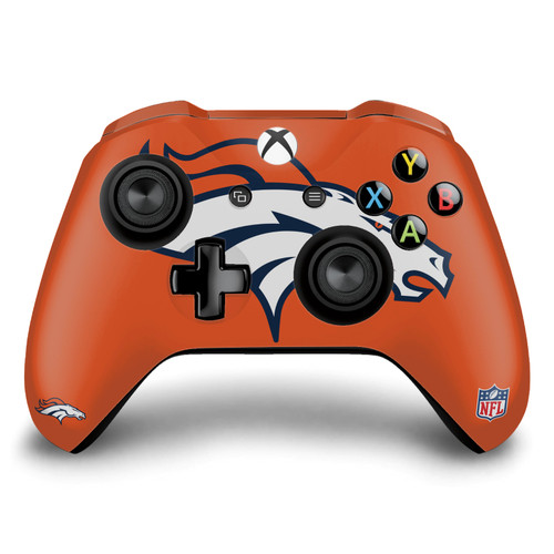 NFL Denver Broncos Oversize Vinyl Sticker Skin Decal Cover for Microsoft Xbox One S / X Controller