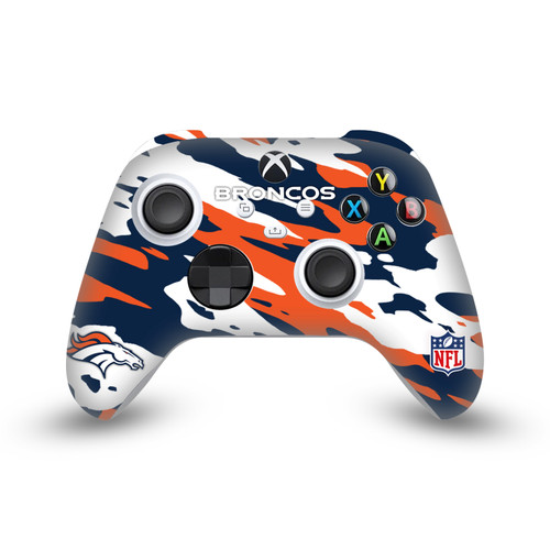 NFL Denver Broncos Camou Vinyl Sticker Skin Decal Cover for Microsoft Xbox Series X / Series S Controller