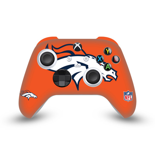 NFL Denver Broncos Oversize Vinyl Sticker Skin Decal Cover for Microsoft Xbox Series X / Series S Controller