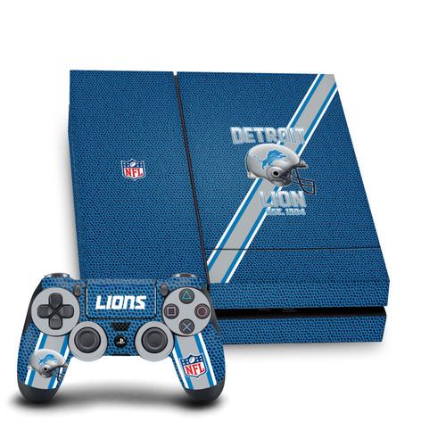 NFL Team 1 Detroit Lions Vinyl Sticker Skin Decal Cover for Sony PS4 Console & Controller
