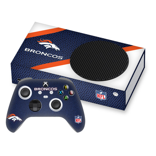 NFL Denver Broncos Logo Art Vinyl Sticker Skin Decal Cover for Microsoft Series S Console & Controller