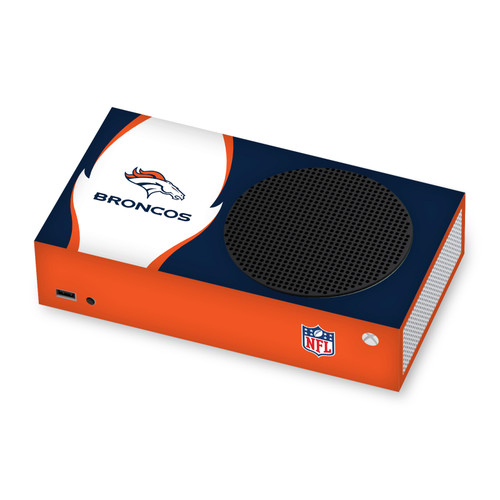 NFL Denver Broncos Side Details Vinyl Sticker Skin Decal Cover for Microsoft Xbox Series S Console