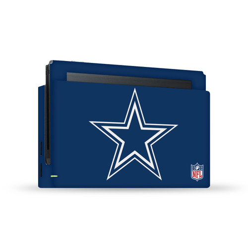 NFL Dallas Cowboys Plain Vinyl Sticker Skin Decal Cover for Nintendo Switch Console & Dock
