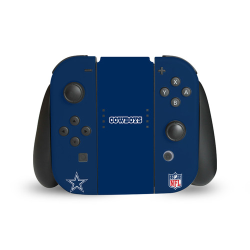 NFL Dallas Cowboys Plain Vinyl Sticker Skin Decal Cover for Nintendo Switch Joy Controller