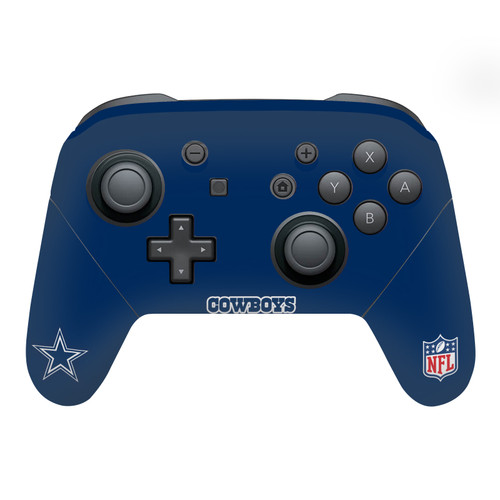 NFL Dallas Cowboys Plain Vinyl Sticker Skin Decal Cover for Nintendo Switch Pro Controller
