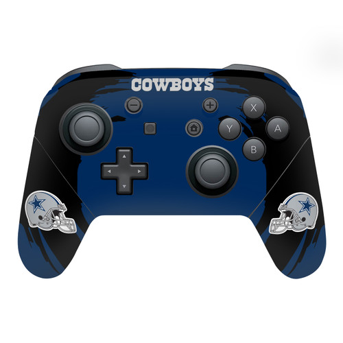 NFL Dallas Cowboys Sweep Stroke Vinyl Sticker Skin Decal Cover for Nintendo Switch Pro Controller